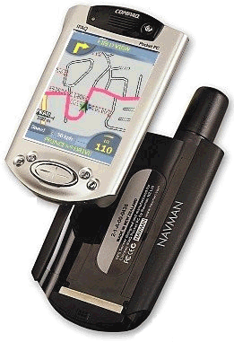 Navman GPS3400 sleeve for the Compaq iPAQ PocketPC